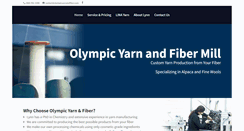 Desktop Screenshot of olympicyarnandfiber.com